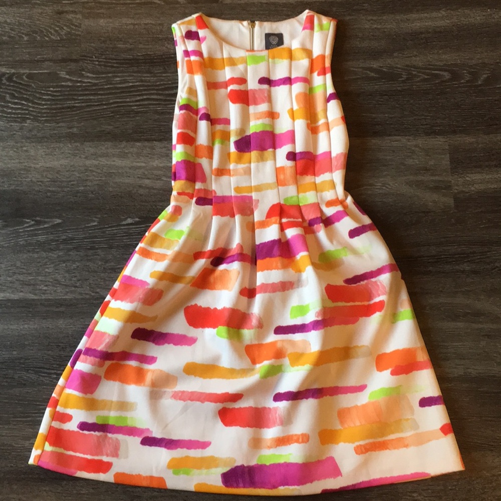 Vince Camuto Watercolor Sleeveless Dress